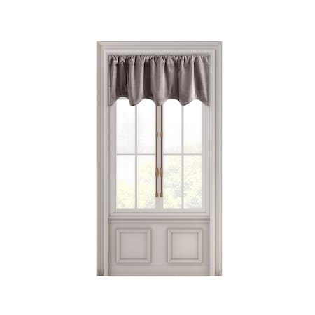 Ricardo Ricardo Premium Velvet Scalloped Window Valance 02585-02-017-33